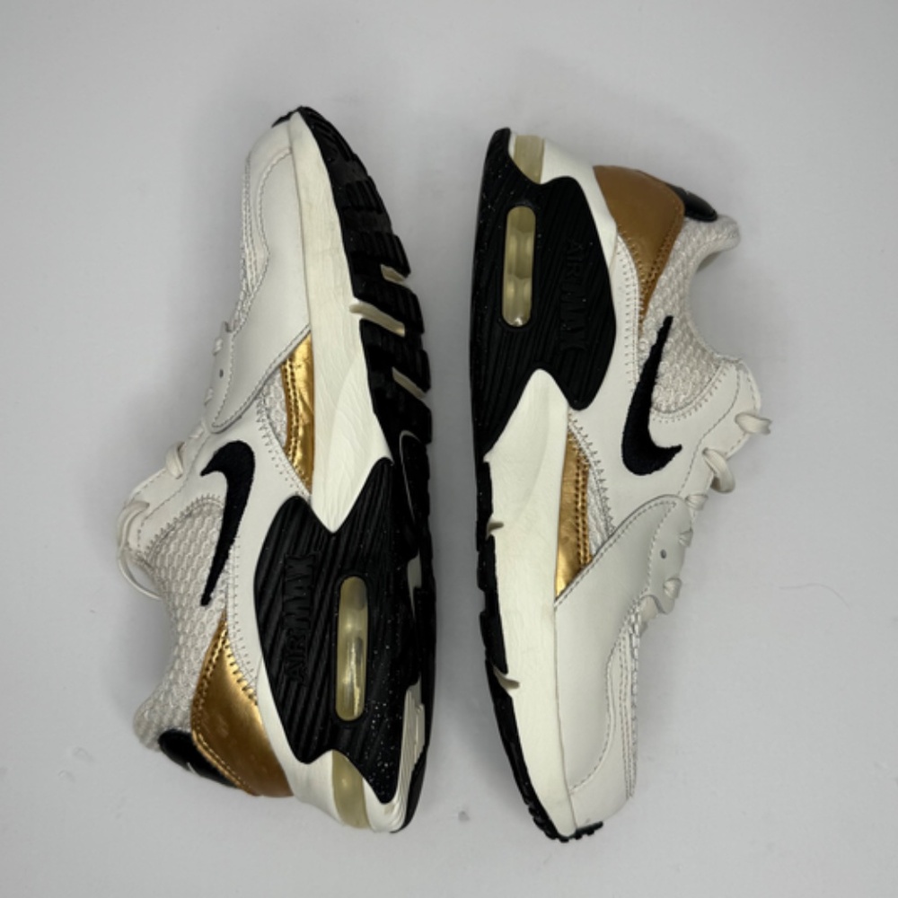 Nike Air Max Excee Women's US 7.5 White, Phantom Metallic Gold, Black DZ2619-001 - Picture 6 of 8